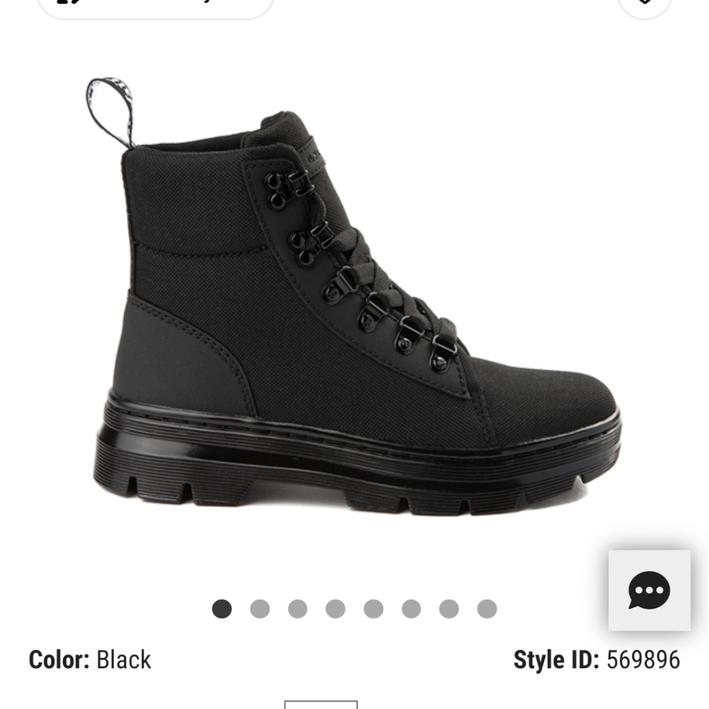 Womens Dr. Martens Combs Boot - Black